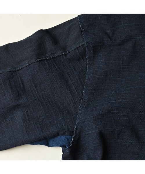 45R（フォーティファイブアール）の「いろいろ天竺の908ポロシャツ（インディゴ）（トップス・レディース・73-インディゴ・00-フリー）」の20枚目の写真