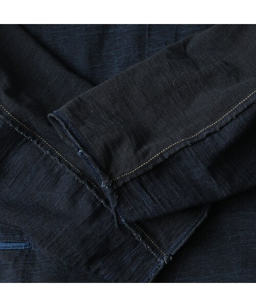 45R（フォーティファイブアール）の「いろいろ天竺の908ポロシャツ（インディゴ）（トップス・レディース・73-インディゴ・00-フリー）」の21枚目の写真