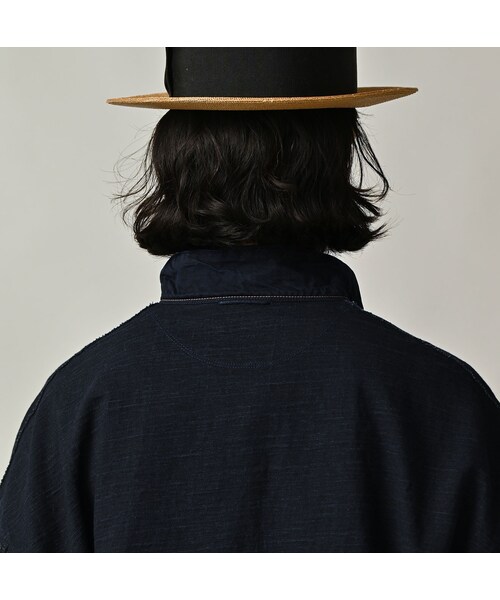 45R（フォーティファイブアール）の「いろいろ天竺の908ポロシャツ（インディゴ）（トップス・レディース・73-インディゴ・00-フリー）」の14枚目の写真