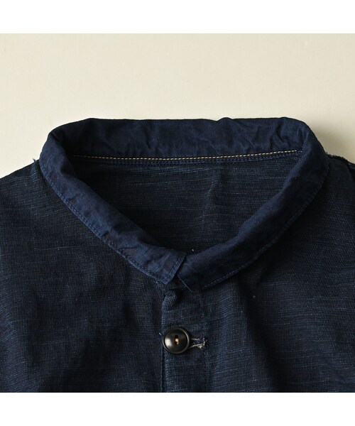 45R（フォーティファイブアール）の「いろいろ天竺の908ポロシャツ（インディゴ）（トップス・レディース・73-インディゴ・00-フリー）」の17枚目の写真