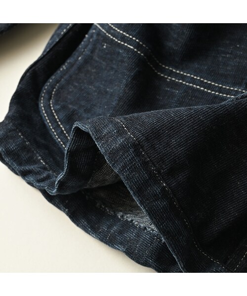 45R（フォーティファイブアール）の「デニム天竺の908プル（インディゴ）（トップス・レディース・93-墨納戸・02-S/04-L）」の21枚目の写真