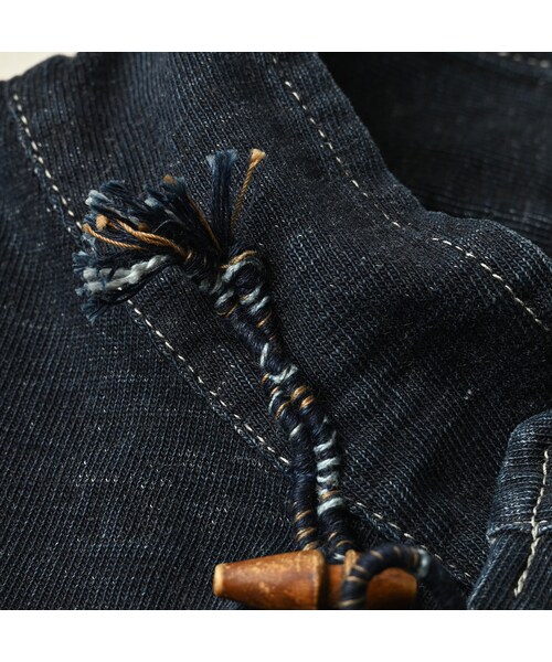 45R（フォーティファイブアール）の「デニム天竺の908プル（インディゴ）（トップス・レディース・93-墨納戸・02-S/04-L）」の18枚目の写真