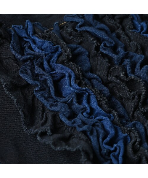 45R（フォーティファイブアール）の「いろいろ天竺のドレス（インディゴ）（ワンピース/ドレス・レディース・73-インディゴ・00-フリー）」の16枚目の写真