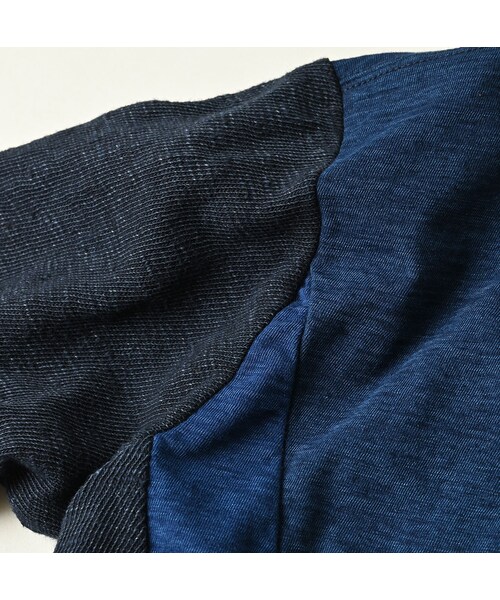 45R（フォーティファイブアール）の「いろいろ天竺のドレス（インディゴ）（ワンピース/ドレス・レディース・73-インディゴ・00-フリー）」の17枚目の写真