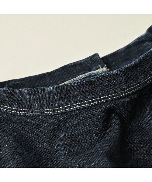 45R（フォーティファイブアール）の「デニム天竺のドレス（インディゴ）（ワンピース/ドレス・レディース・93-墨納戸・00-フリー）」の13枚目の写真