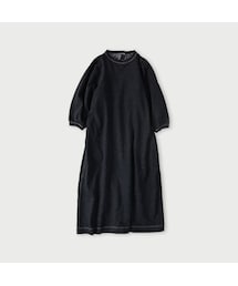 デニム天竺のドレス（インディゴ）