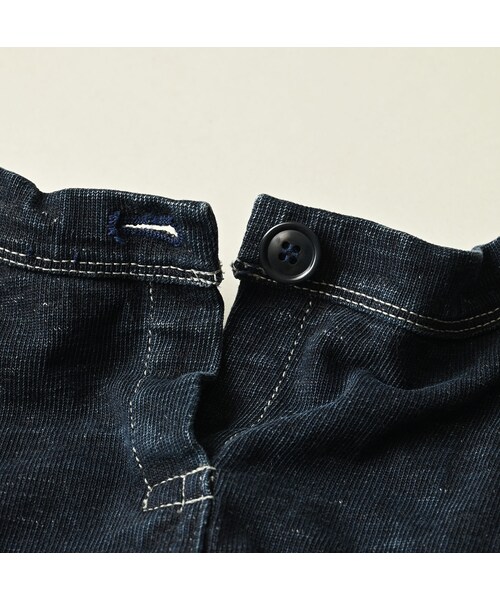 45R（フォーティファイブアール）の「デニム天竺のドレス（インディゴ）（ワンピース/ドレス・レディース・93-墨納戸・00-フリー）」の17枚目の写真