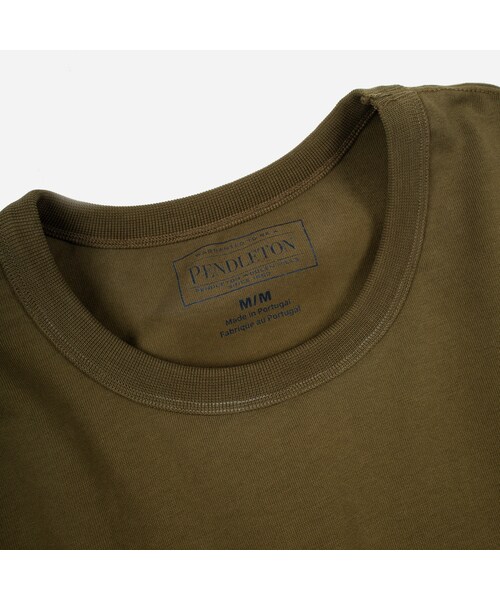 PENDLETON（ペンドルトン）の「Horseshoe T-Shirt - Dark Olive - Pendleton EU（その他・メンズ・other・S/M/L/XL/XXL）」の4枚目の写真