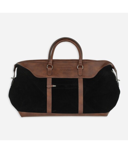 PENDLETON(ペンドルトン)の「Suede Weekend Bag - Black - Pendleton EU(その他・メンズ・other・Default Title)」の1枚目の写真