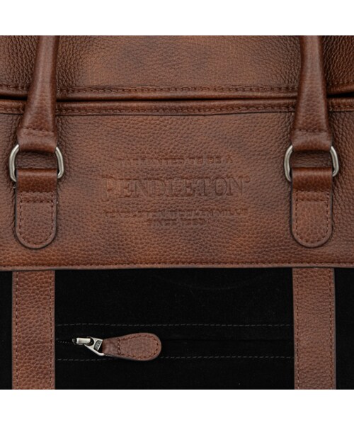 PENDLETON(ペンドルトン)の「Suede Weekend Bag - Black - Pendleton EU(その他・メンズ・other・Default Title)」の2枚目の写真