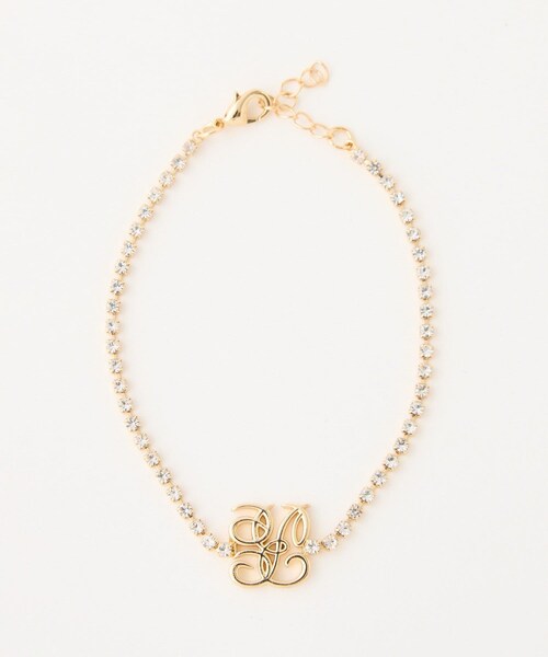 one after another NICE CLAUP(ワンアフターアナザーナイスクラップ)の「【Eliane Collection】ロゴブレスレット(ブレスレット・レディース・シルバー/ゴールド・FREE)」の2枚目の写真
