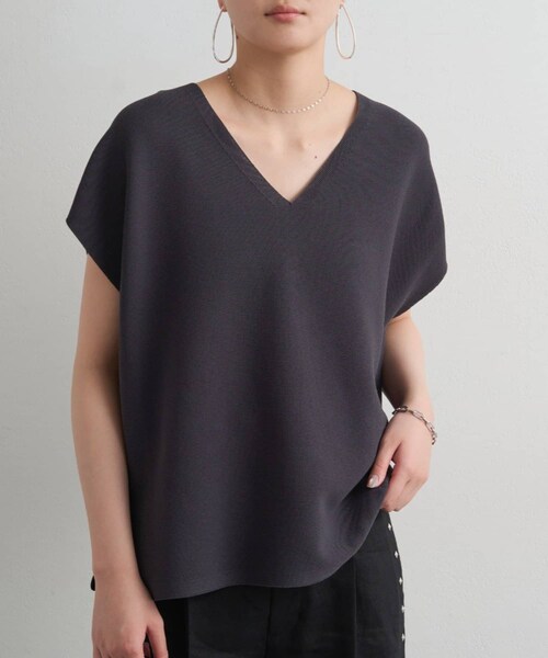 ガーターフレンチニット