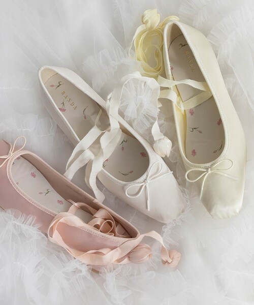 RANDA（ランダ）の「2WAY チューリップレースアップバレエシューズ（その他・レディース・その他）」の7枚目の写真