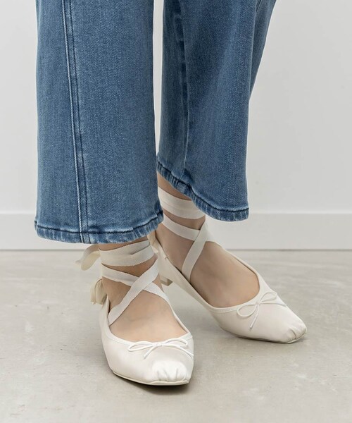 RANDA（ランダ）の「2WAY チューリップレースアップバレエシューズ（その他・レディース・その他）」の9枚目の写真