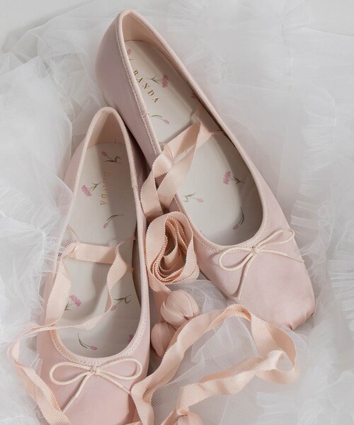 RANDA（ランダ）の「2WAY チューリップレースアップバレエシューズ（その他・レディース・その他）」の14枚目の写真