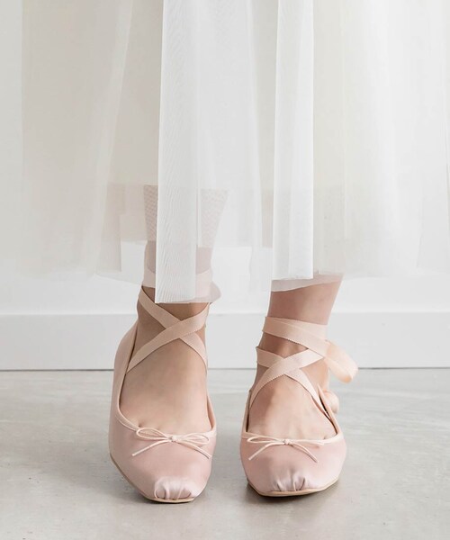 RANDA（ランダ）の「2WAY チューリップレースアップバレエシューズ（その他・レディース・その他）」の15枚目の写真
