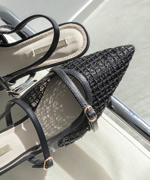 RANDA（ランダ）の「シアーチェックバックストラップパンプス（その他・レディース・その他）」の11枚目の写真