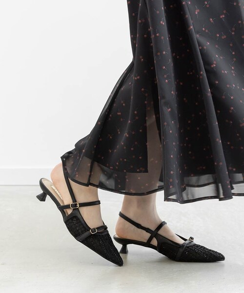 RANDA（ランダ）の「シアーチェックバックストラップパンプス（その他・レディース・その他）」の13枚目の写真