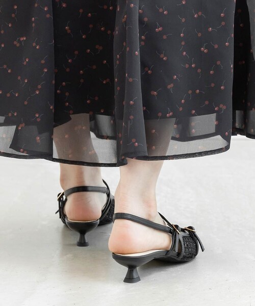 RANDA（ランダ）の「シアーチェックバックストラップパンプス（その他・レディース・その他）」の14枚目の写真