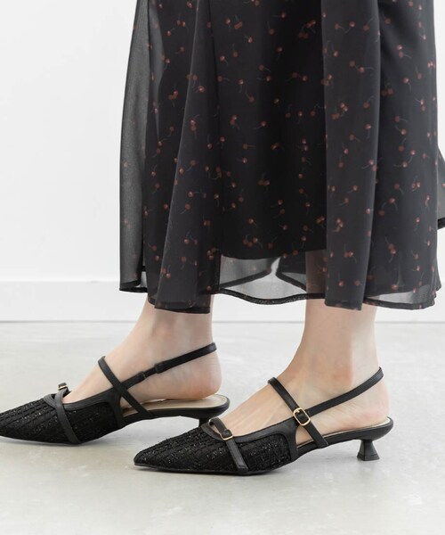 RANDA（ランダ）の「シアーチェックバックストラップパンプス（その他・レディース・その他）」の15枚目の写真