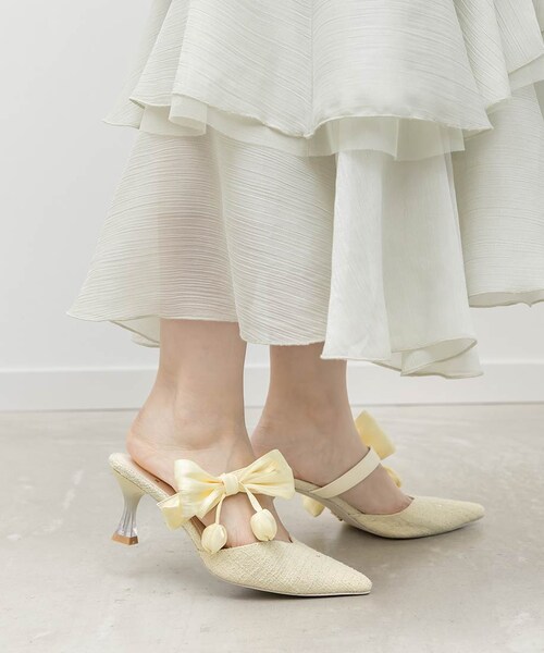 RANDA（ランダ）の「2WAY チューリップリボンミュールパンプス（その他・レディース・その他）」の9枚目の写真