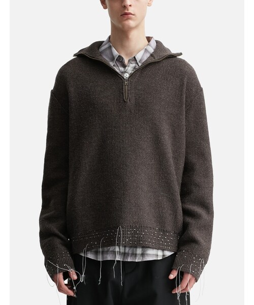 Maison Margiela（メゾンマルジェラ）の「Wool Quarter-Zip Sweater（その他・メンズ・other・M/L）」の3枚目の写真
