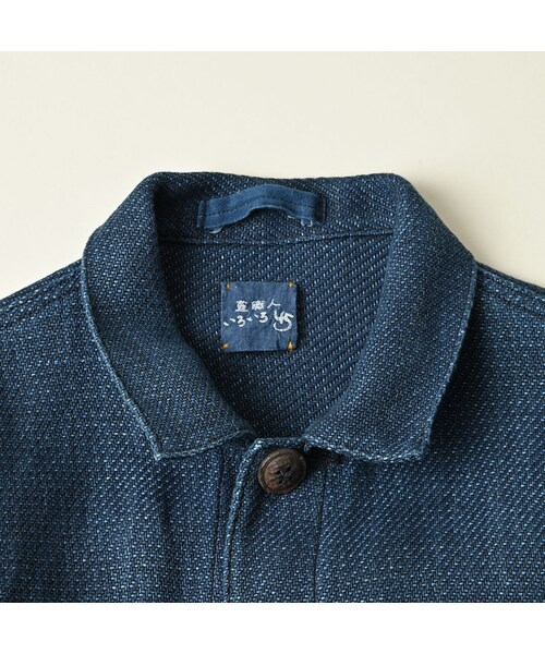 45R（フォーティファイブアール）の「藍職人 ゴザデニムのGオール（ジャケット/アウター・レディース・78-藍・05-XL）」の7枚目の写真