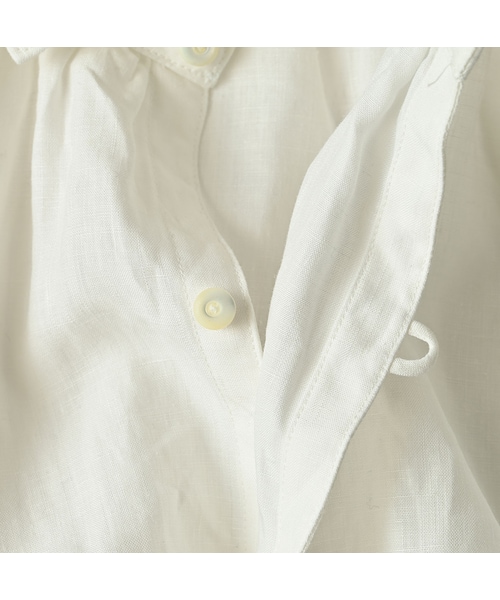 45R（フォーティファイブアール）の「60リネンのスモックシャツ（その他・レディース・01-ナチュラル/02-シロ・00-フリー）」の15枚目の写真