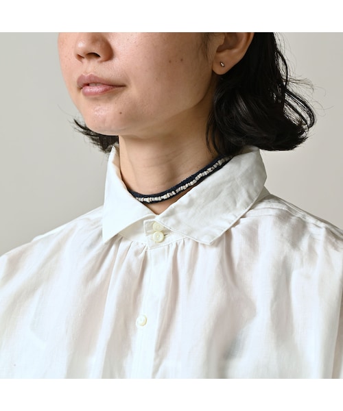 45R（フォーティファイブアール）の「60リネンのスモックシャツ（その他・レディース・01-ナチュラル/02-シロ・00-フリー）」の8枚目の写真