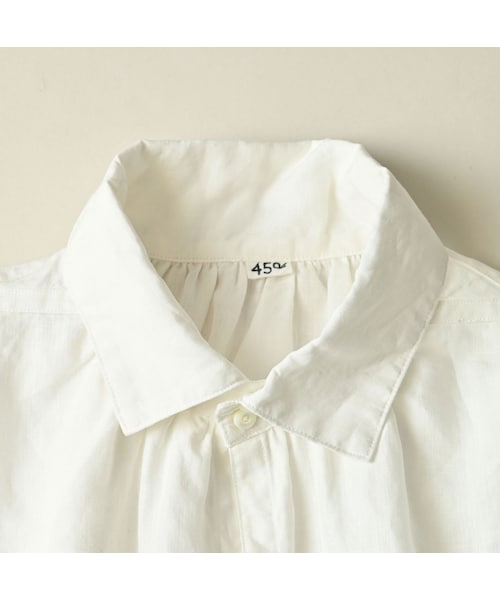45R（フォーティファイブアール）の「60リネンのスモックシャツ（その他・レディース・01-ナチュラル/02-シロ・00-フリー）」の13枚目の写真