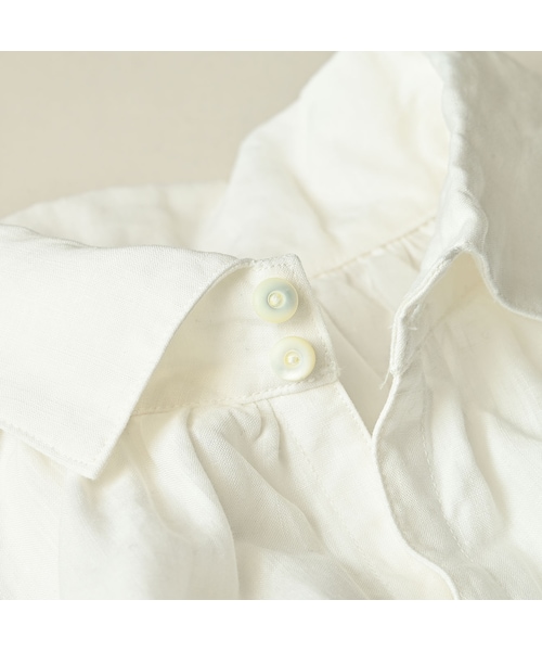 45R（フォーティファイブアール）の「60リネンのスモックシャツ（その他・レディース・01-ナチュラル/02-シロ・00-フリー）」の14枚目の写真