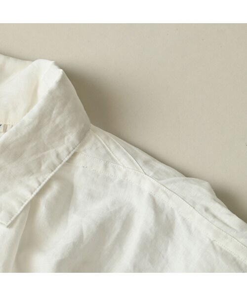 45R（フォーティファイブアール）の「60リネンのスモックシャツ（その他・レディース・01-ナチュラル/02-シロ・00-フリー）」の16枚目の写真