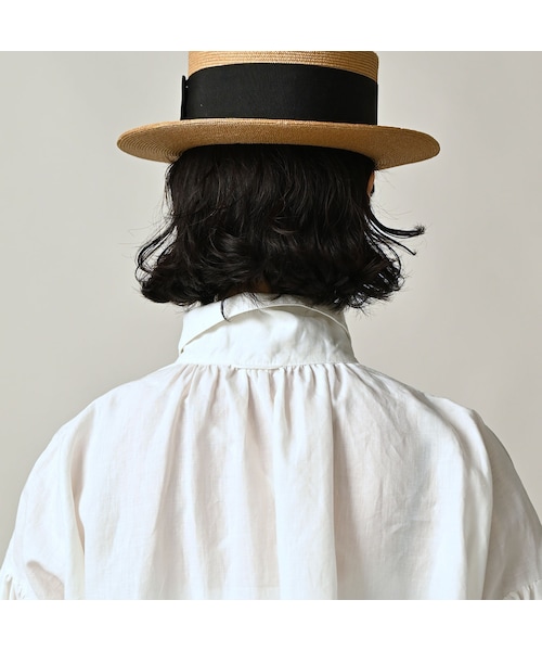 45R（フォーティファイブアール）の「60リネンのスモックシャツ（その他・レディース・01-ナチュラル/02-シロ・00-フリー）」の11枚目の写真