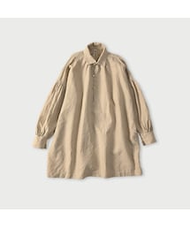 60リネンのスモックシャツ