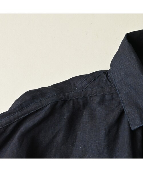 45R(フォーティファイブアール)の「60リネンのスモックシャツ(インディゴ)(その他・レディース・74-インディゴ・00-フリー)」の13枚目の写真