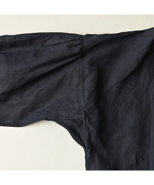 45R(フォーティファイブアール)の「60リネンのスモックシャツ(インディゴ)(その他・レディース・74-インディゴ・00-フリー)」の17枚目の写真