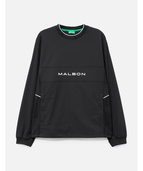 M ブラック マルボンゴルフ MALBON GOLF ポロシャツ 即日 - 中古