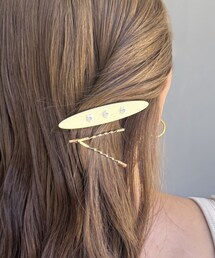 Lattice | フラワーカラークリップセット(3P)(バレッタ/ヘアクリップ)