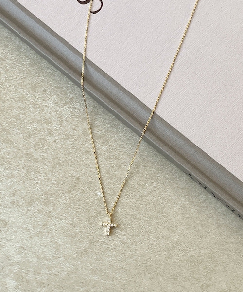 3coins（3coins）の「ミニクロスプチペン（ネックレス・レディース・シルバー/ゴールド/その他・FREE）」の2枚目の写真