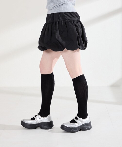 ORiental TRaffic（オリエンタルトラフィック）の「【WEB先行予約/2月中旬発売予定】スニーカーソールメリージェーンシューズ/61115（その他・レディース・ベージュ/ブラック/シルバー・S/M/L/LL）」の13枚目の写真