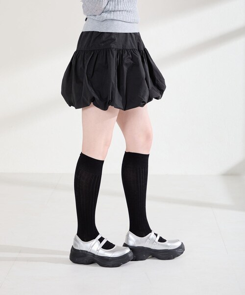 ORiental TRaffic（オリエンタルトラフィック）の「【WEB先行予約/2月中旬発売予定】スニーカーソールメリージェーンシューズ/61115（その他・レディース・ベージュ/ブラック/シルバー・S/M/L/LL）」の14枚目の写真