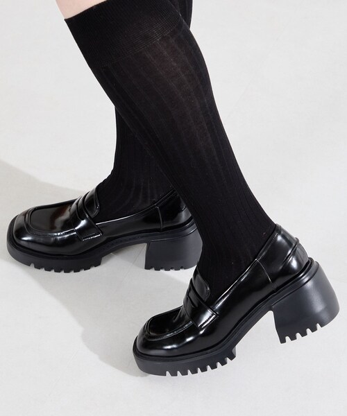 ORiental TRaffic（オリエンタルトラフィック）の「【WEB先行予約/2月中旬発売予定】厚底ヒールローファー/61106（その他・レディース・ブラック/ブラウン/シルバー・35/22.5cm/36/23.0cm/37/23.5cm/38/24.0cm/39/24.5cm/40/25.0cm）」の10枚目の写真