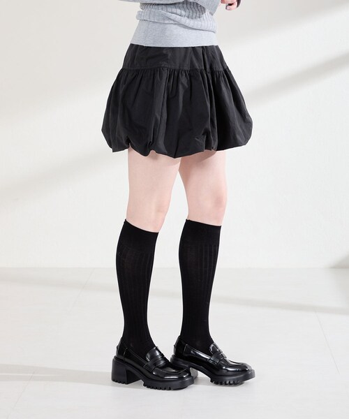 ORiental TRaffic（オリエンタルトラフィック）の「【WEB先行予約/2月中旬発売予定】厚底ヒールローファー/61106（その他・レディース・ブラック/ブラウン/シルバー・35/22.5cm/36/23.0cm/37/23.5cm/38/24.0cm/39/24.5cm/40/25.0cm）」の4枚目の写真