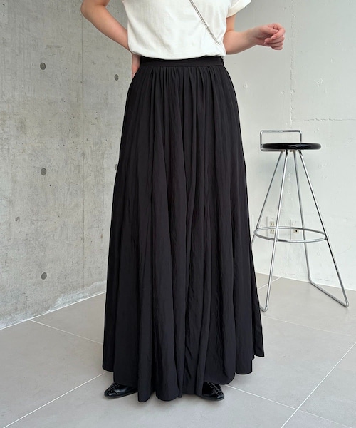 CAPRICIEUX LE'MAGE（カプリシューレマージュ）の「【低身長サイズあり】ランダム切替フレアスカート（スカート・レディース・ホワイト/グレー/ブラック・PS（低身長）/38/36）」の2枚目の写真