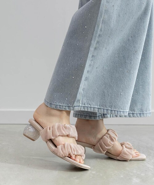 RANDA（ランダ）の「キルティングヒールミュールサンダル（その他・レディース・その他）」の3枚目の写真