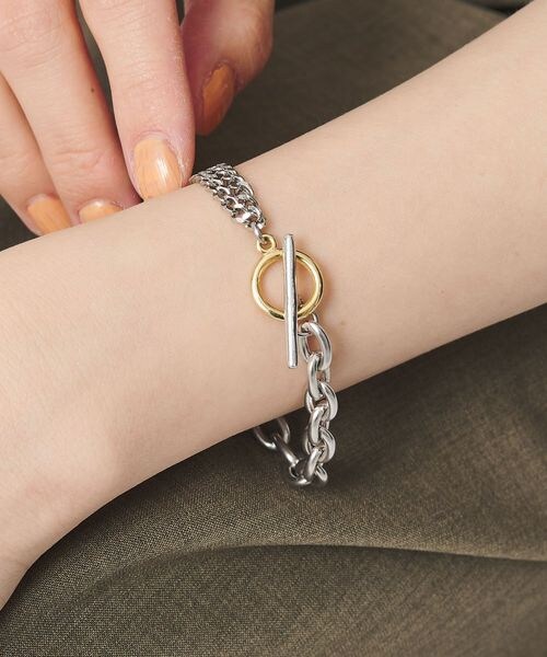BEAUTY&YOUTH UNITED ARROWS(ビューティーアンドユースユナイテッドアローズ)の「<by Preek>ミックス チェーン ブレスレット(その他・その他1(91)・FREE)」の3枚目の写真
