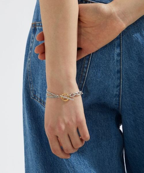 BEAUTY&YOUTH UNITED ARROWS(ビューティーアンドユースユナイテッドアローズ)の「<by Preek>ミックス チェーン ブレスレット(その他・その他1(91)・FREE)」の1枚目の写真