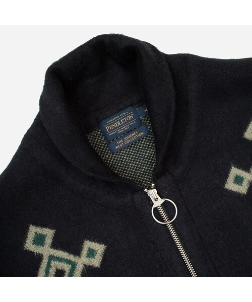 PENDLETON（ペンドルトン）の「JACQUARD MOTIF ZIP CARDIGAN - BLACK - THE GREAT DIVIDE（その他・メンズ・other・S/M/L/XL/XXL）」の3枚目の写真