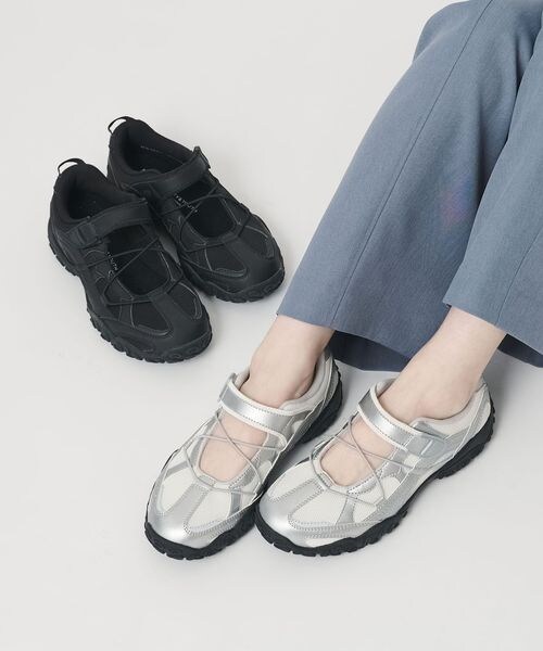 BEAUTY&YOUTH UNITED ARROWS(ビューティーアンドユースユナイテッドアローズ)の「<FILA>エシャッペ ECHAPPE VCv2/スニーカー(その他・BLACK(10)/SILVER(20)・23cm/23.5cm/24cm/24.5cm/25cm)」の8枚目の写真