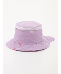 HAKKA KIDS | ハート刺繍/恐竜刺繍日よけ付きハット